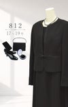812 女性用 アンサンブル喪服 5点セット
